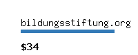 bildungsstiftung.org Website value calculator