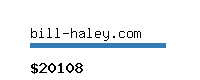 bill-haley.com Website value calculator