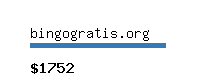 bingogratis.org Website value calculator