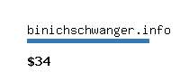 binichschwanger.info Website value calculator