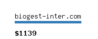 biogest-inter.com Website value calculator