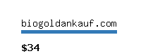 biogoldankauf.com Website value calculator