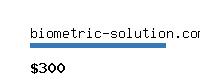 biometric-solution.com Website value calculator