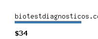 biotestdiagnosticos.com Website value calculator