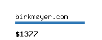 birkmayer.com Website value calculator