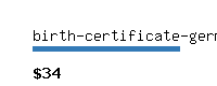 birth-certificate-germany.com Website value calculator