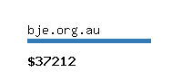 bje.org.au Website value calculator