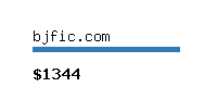 bjfic.com Website value calculator