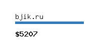 bjik.ru Website value calculator