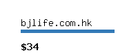 bjlife.com.hk Website value calculator