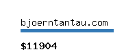 bjoerntantau.com Website value calculator