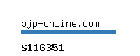 bjp-online.com Website value calculator