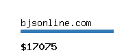 bjsonline.com Website value calculator