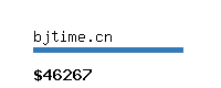 bjtime.cn Website value calculator