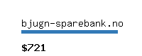 bjugn-sparebank.no Website value calculator