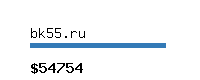 bk55.ru Website value calculator