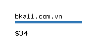 bkaii.com.vn Website value calculator