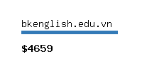 bkenglish.edu.vn Website value calculator