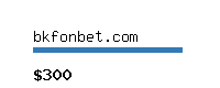 bkfonbet.com Website value calculator