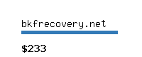 bkfrecovery.net Website value calculator