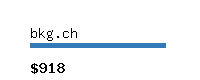 bkg.ch Website value calculator