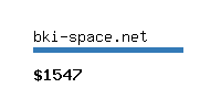 bki-space.net Website value calculator