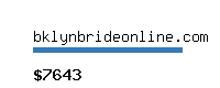 bklynbrideonline.com Website value calculator