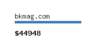 bkmag.com Website value calculator