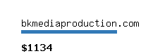 bkmediaproduction.com Website value calculator