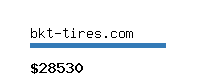 bkt-tires.com Website value calculator