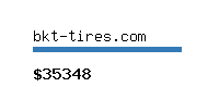 bkt-tires.com Website value calculator