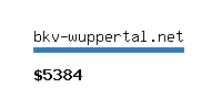 bkv-wuppertal.net Website value calculator