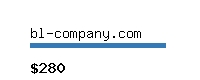 bl-company.com Website value calculator