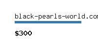 black-pearls-world.com Website value calculator