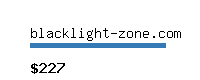 blacklight-zone.com Website value calculator