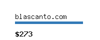 blascanto.com Website value calculator