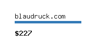 blaudruck.com Website value calculator