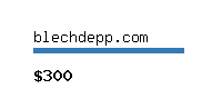 blechdepp.com Website value calculator