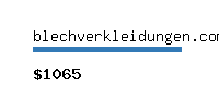 blechverkleidungen.com Website value calculator