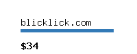 blicklick.com Website value calculator