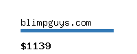 blimpguys.com Website value calculator