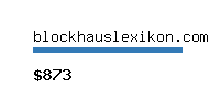 blockhauslexikon.com Website value calculator