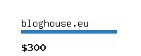 bloghouse.eu Website value calculator