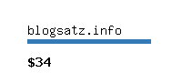 blogsatz.info Website value calculator