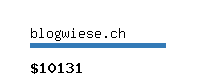 blogwiese.ch Website value calculator