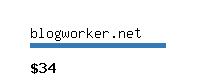 blogworker.net Website value calculator