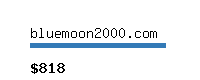 bluemoon2000.com Website value calculator