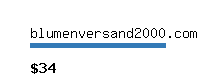 blumenversand2000.com Website value calculator