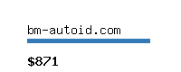 bm-autoid.com Website value calculator