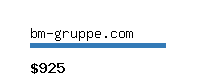 bm-gruppe.com Website value calculator